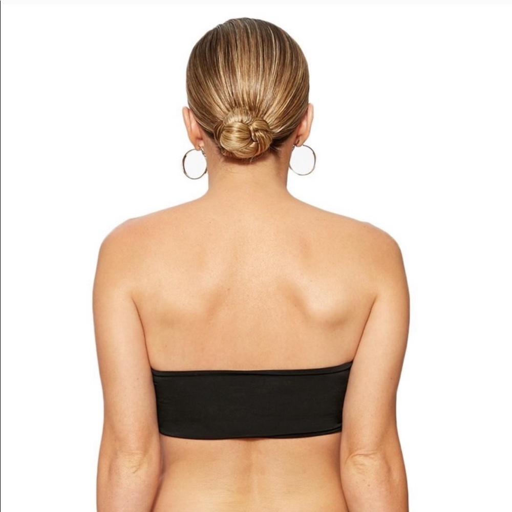Naked wardrobe x Ari black bandeau bikini crop top - Picture 6 of 8
